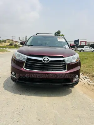 Toyota Highlander Limited 4dr SUV AWD (3.5L 6cyl 6A) 2015 Red