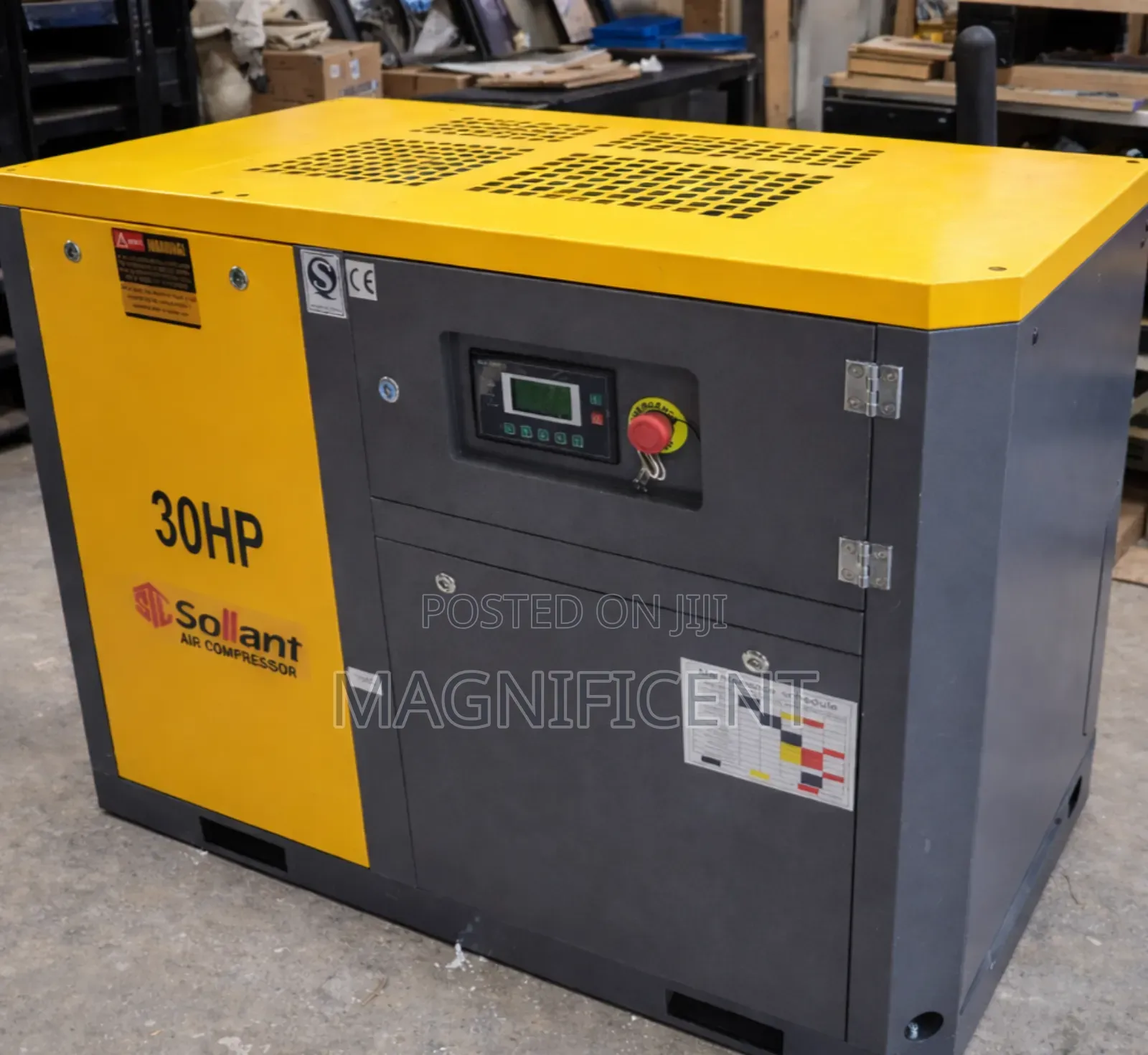 A 30hp Screw Air Compressor.