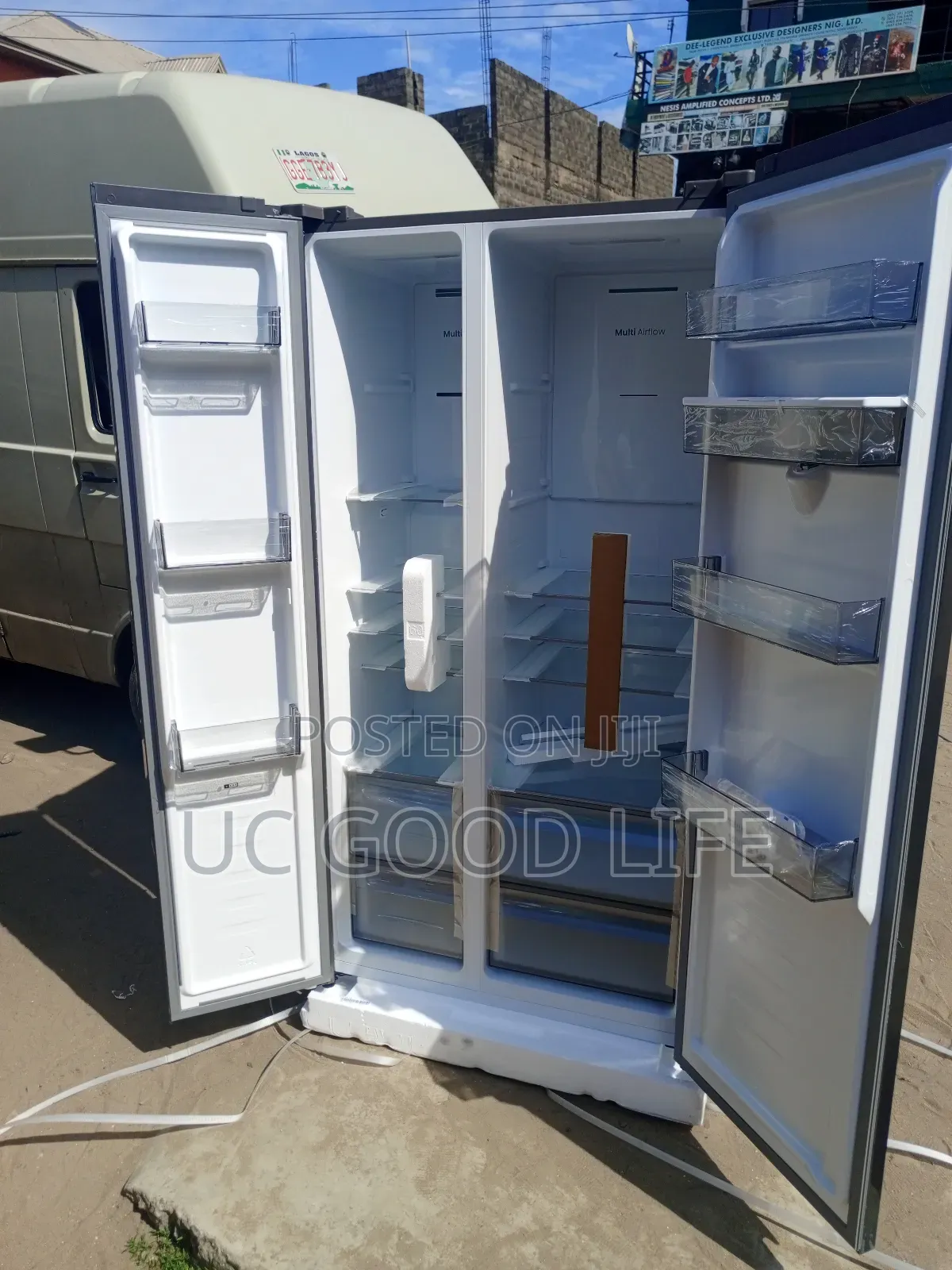 Side by Side Hisense Fridge