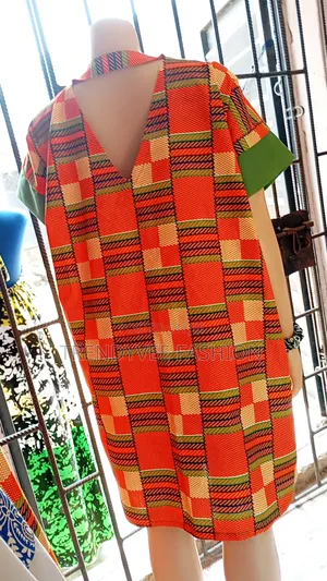 Ankara Short Gown