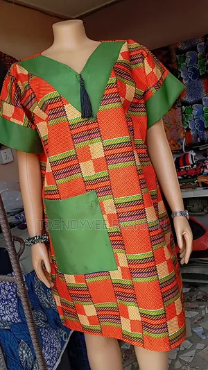 Ankara Short Gown