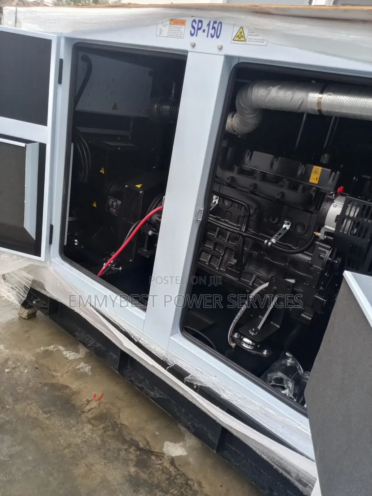 Factory Standard Low Noise Industrial Diesel Generator 150kva