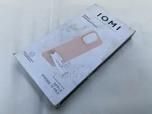 Iomi iPhone 13 Pro Pink Silicone Pouch Case With Aluminium Kickstand