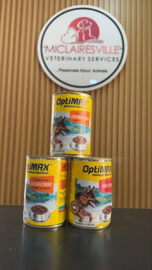 Optimax Dog Can Food - Adult and Puppies