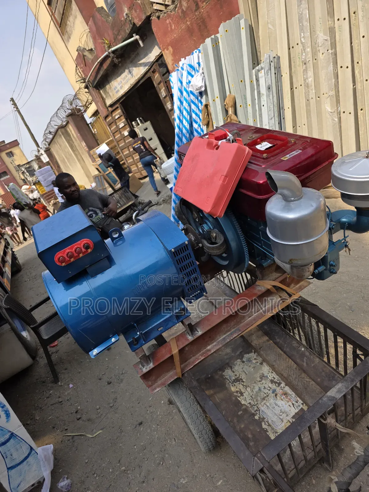 Basic Diesel Generator 30kva With 1130 Engine 100% Copper Coil