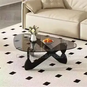 Minimalist Glass Center Table [Luxury ]