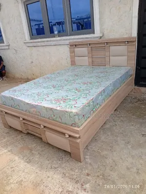 Bed Frame and Bed 4x6ft Wooden