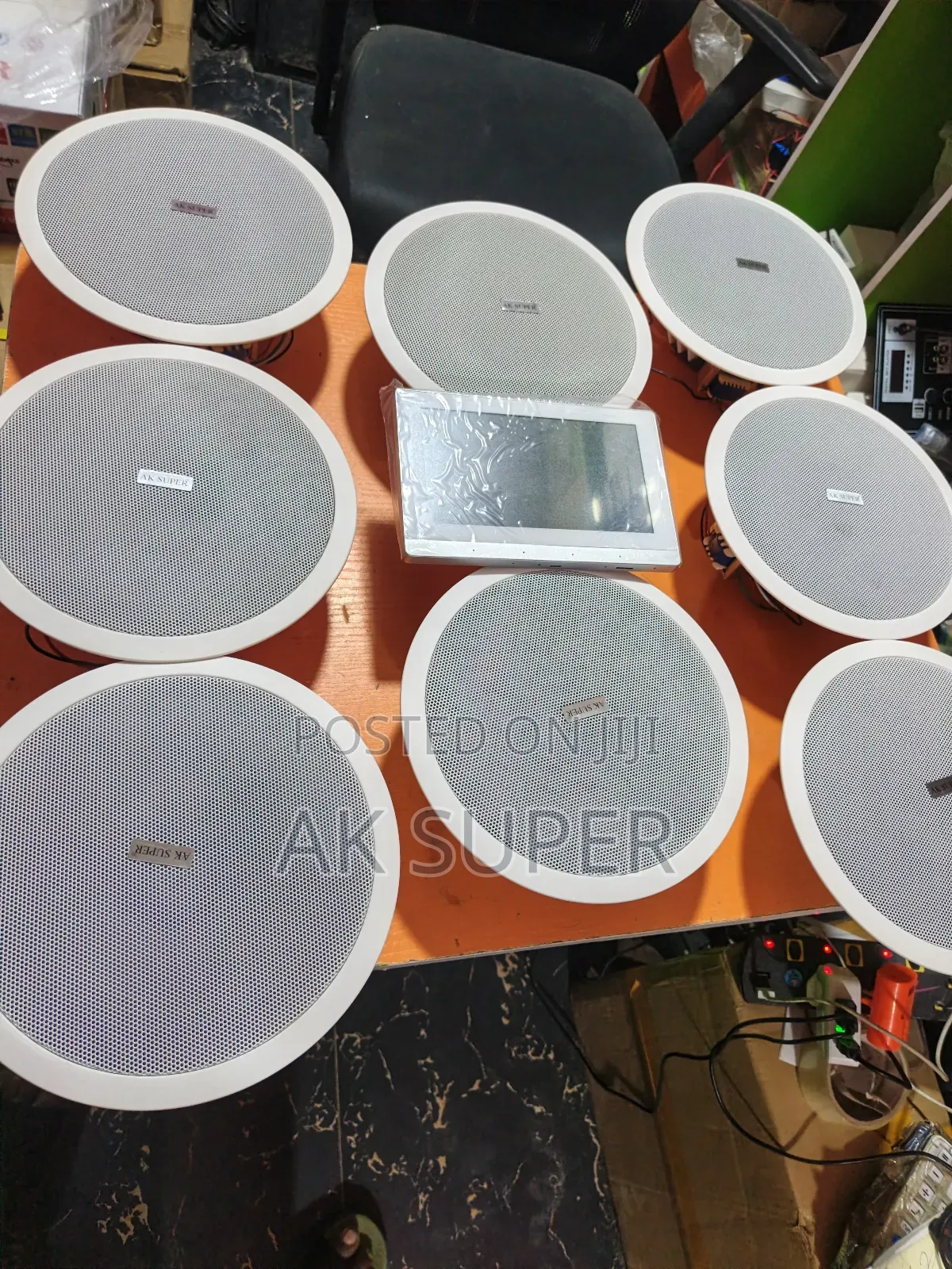 7 Inch Wall Mount Amplifier With Sets if Spekar S Complete Set