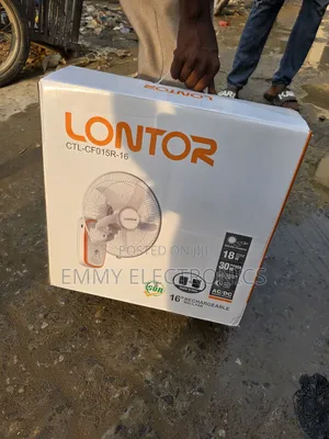 Lontor 16inch Rechargeable Wall Fan