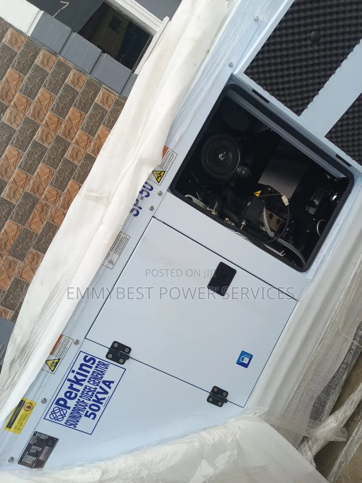 High Efficiency 50kva Low Noise Industrial Diesel Generator
