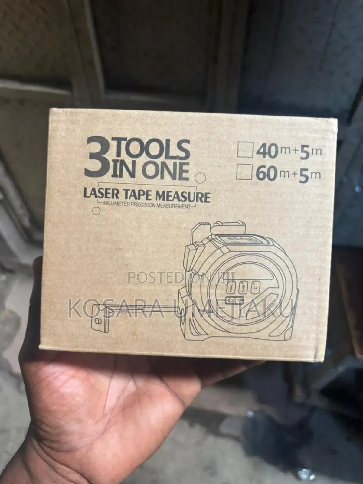 3 in 1 Digital Laser Tape