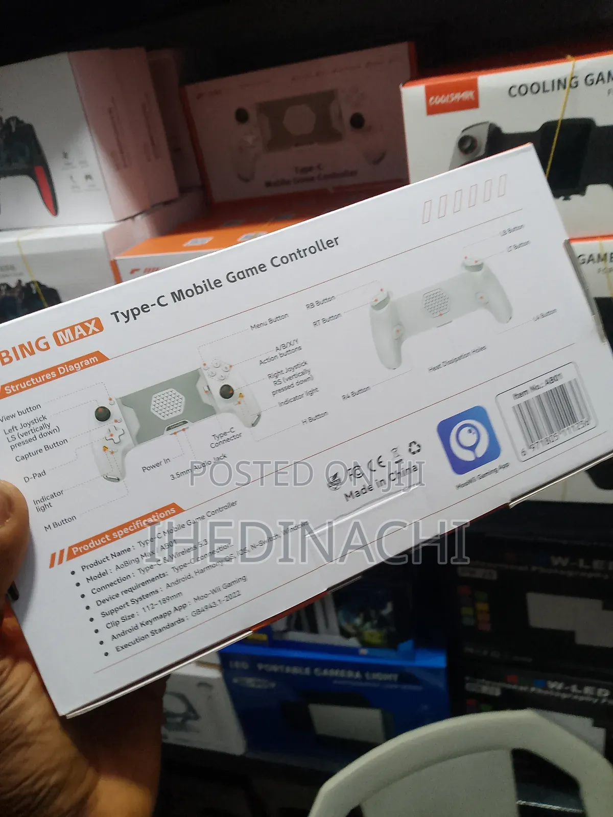 Mobile Game Controller for iPhone / Android /Switch/ Pc