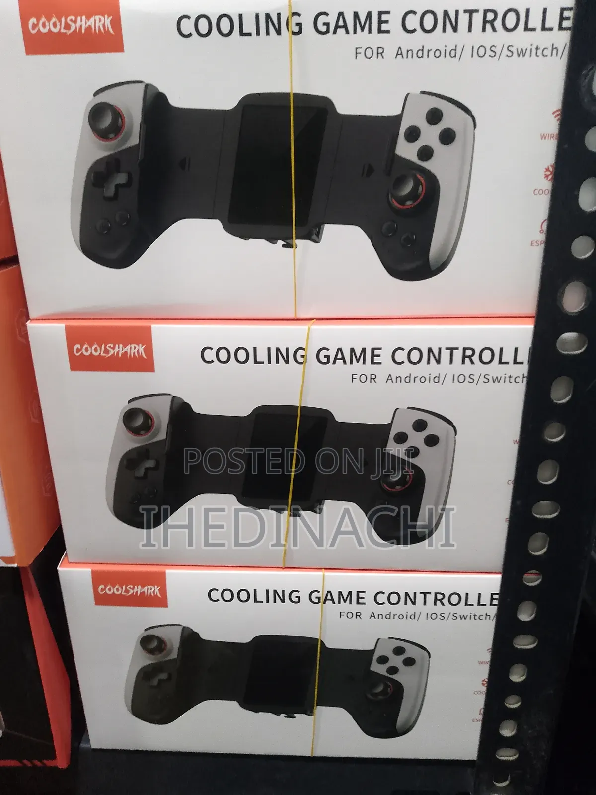 Jk02 Mobile Game Controller With Cooling Fan for Android/ Ios/Switch