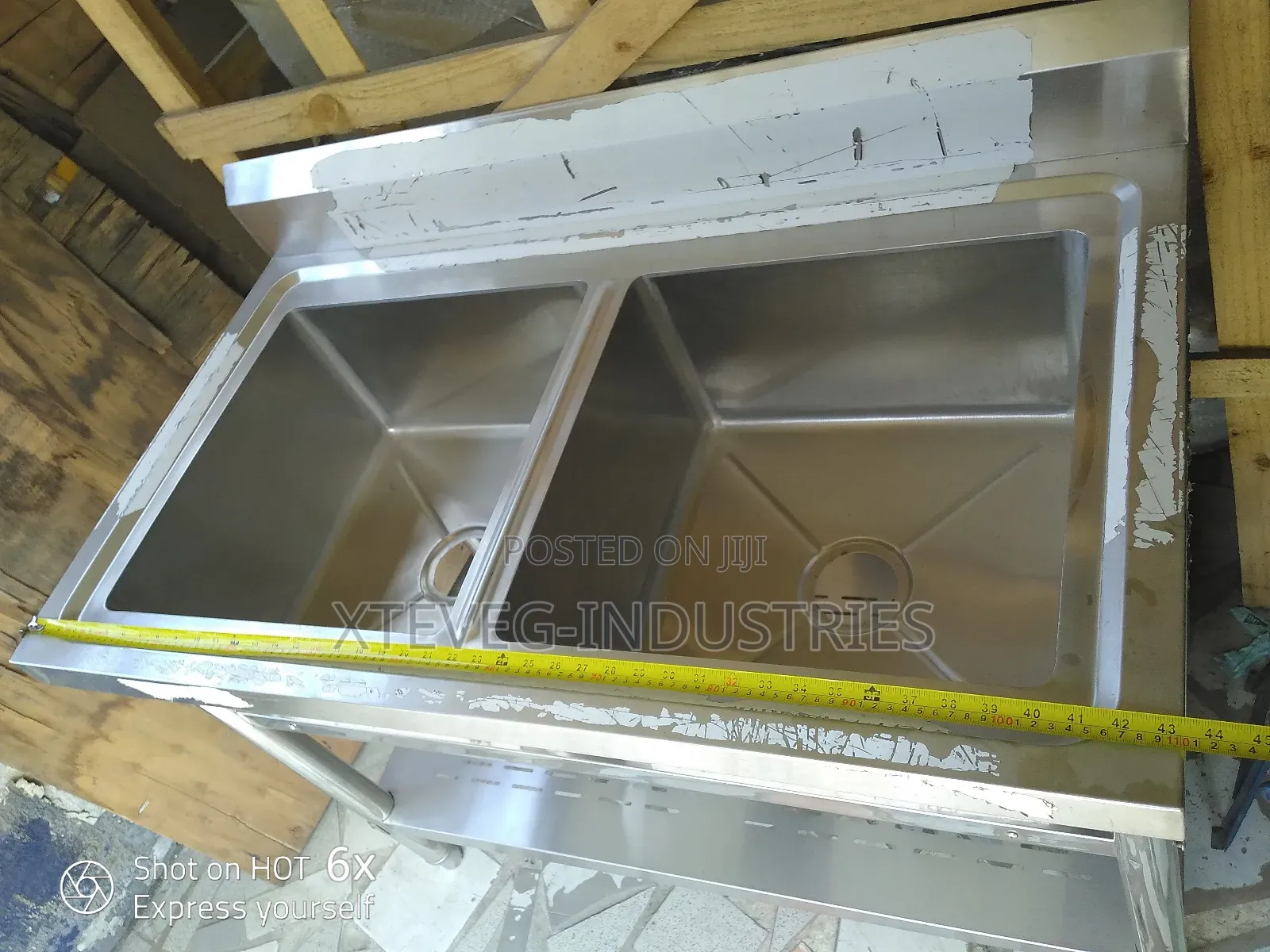 Commercial Washing Sink (Double)