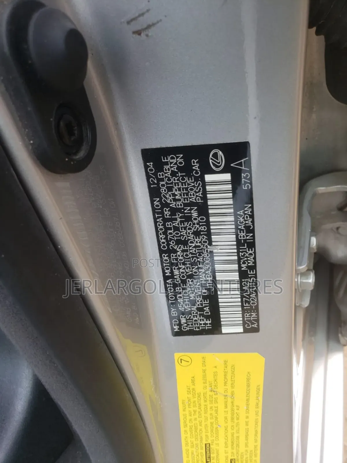 Lexus ES 330 2005 Silver