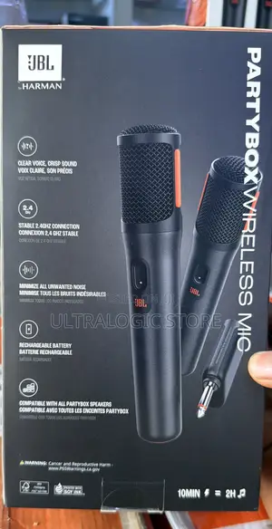 New Jbl Partybox Two-person Wireless Handheld Microphone (2.4 Ghz)