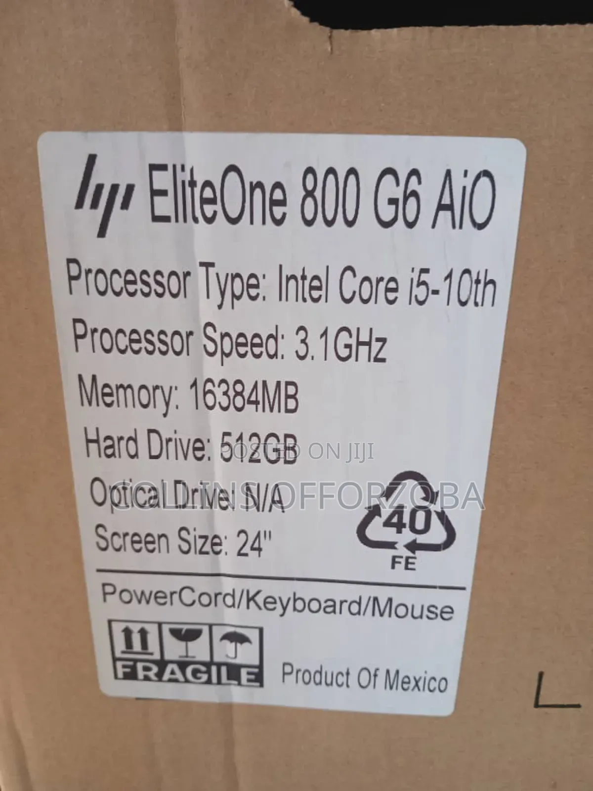 New Desktop Computer HP EliteOne 800 G6 16GB Intel Core I5 SSD 512GB
