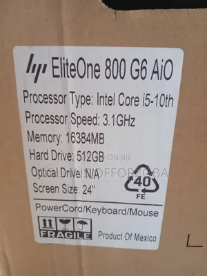 New Desktop Computer HP EliteOne 800 G6 16GB Intel Core I5 SSD 512GB