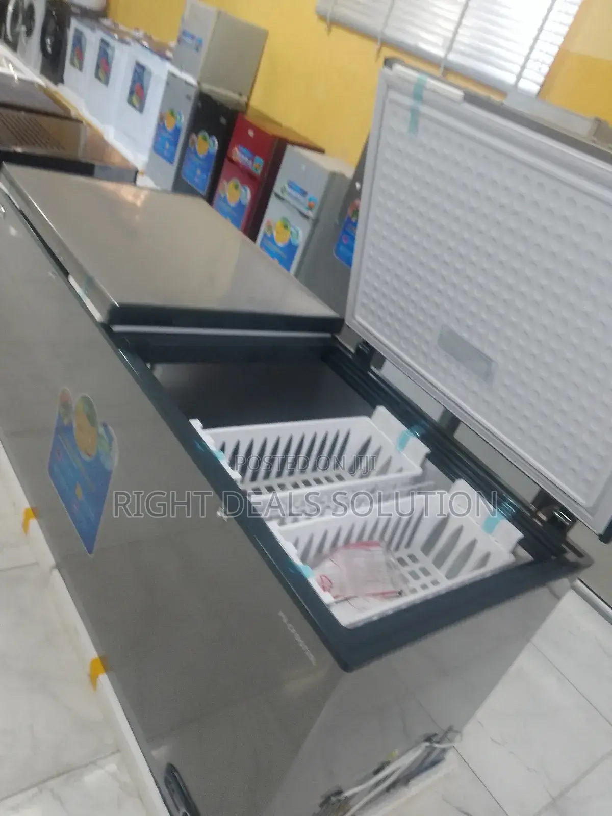 Spacious Strong: Polystar 600 Liters Double Door Chest Freezer