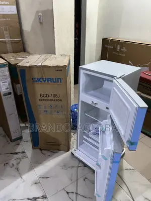 Skyrun 108l Refrigerator Offering Compact Double Door Design [Bcd-108j