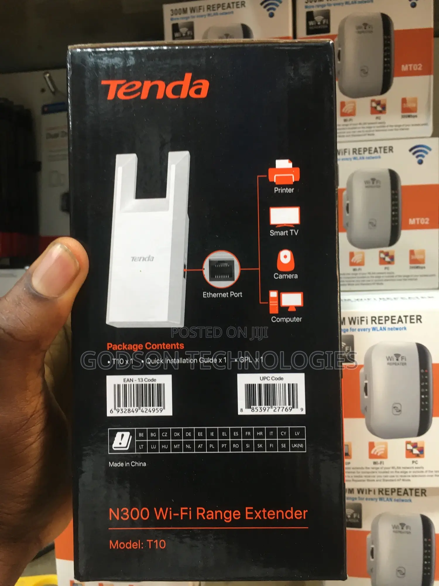 Tenda T10 N300 Wi-Fi Range Extender