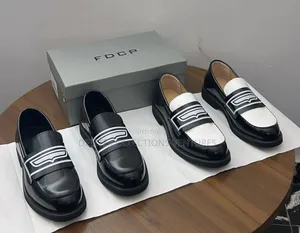 *Fdcp Black Leather Loafers Now Available in 2 Colours
