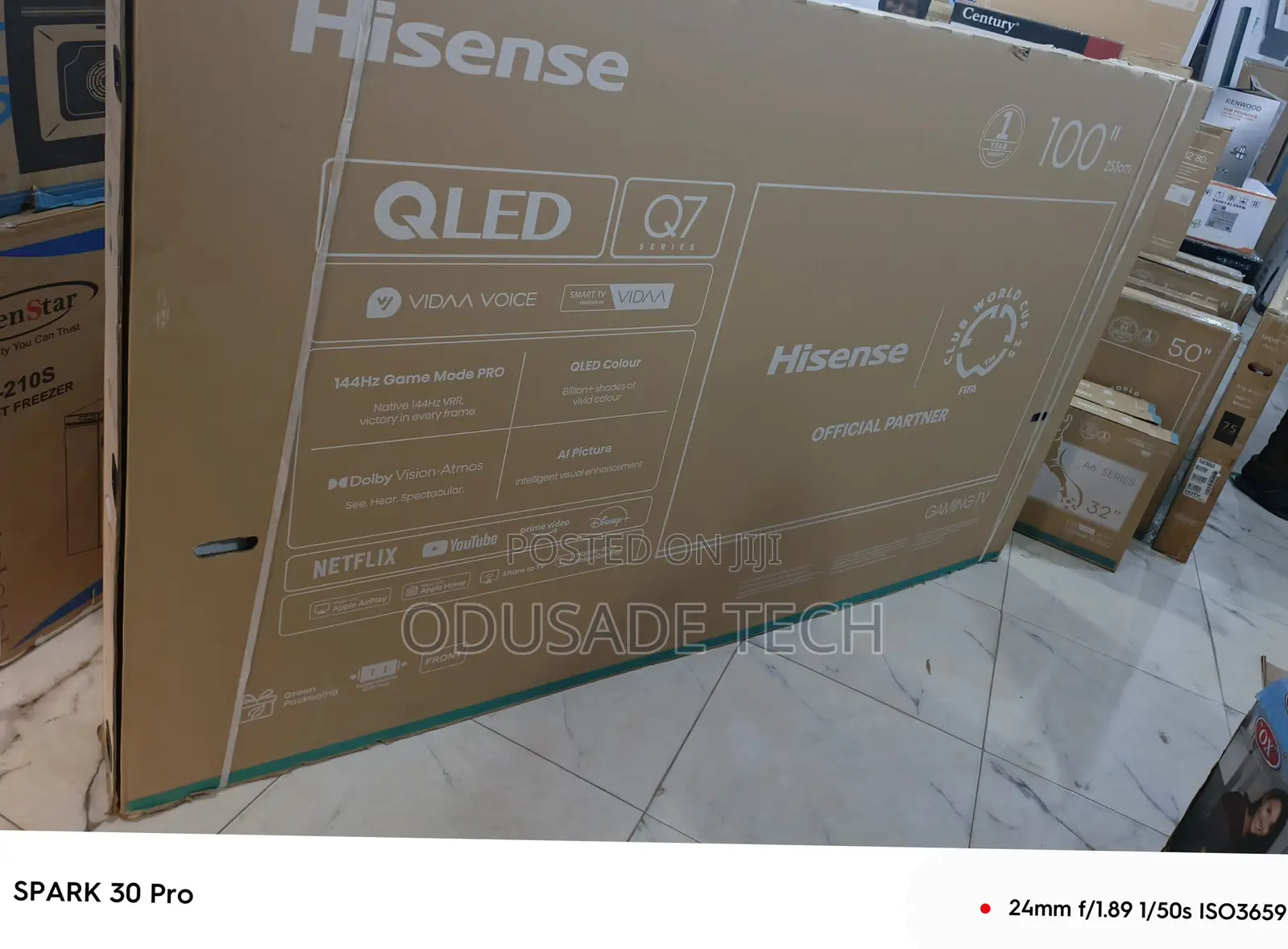 Hisense 100" Qled Smart Flat Tv