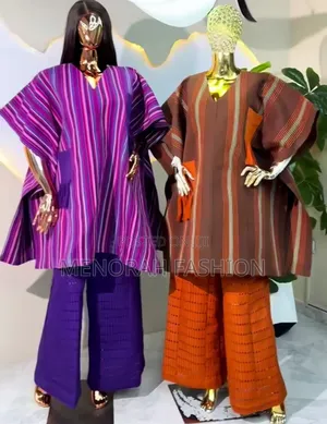 Luxury Aso Oke Plain and Pattern 2 Piece for Exquisite Occasions