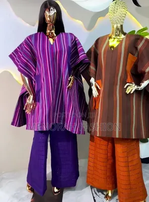 Luxury Aso Oke Plain and Pattern 2 Piece for Exquisite Occasions
