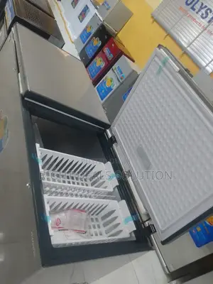 Double Door Chest Freezer With Adjustable Thermostat