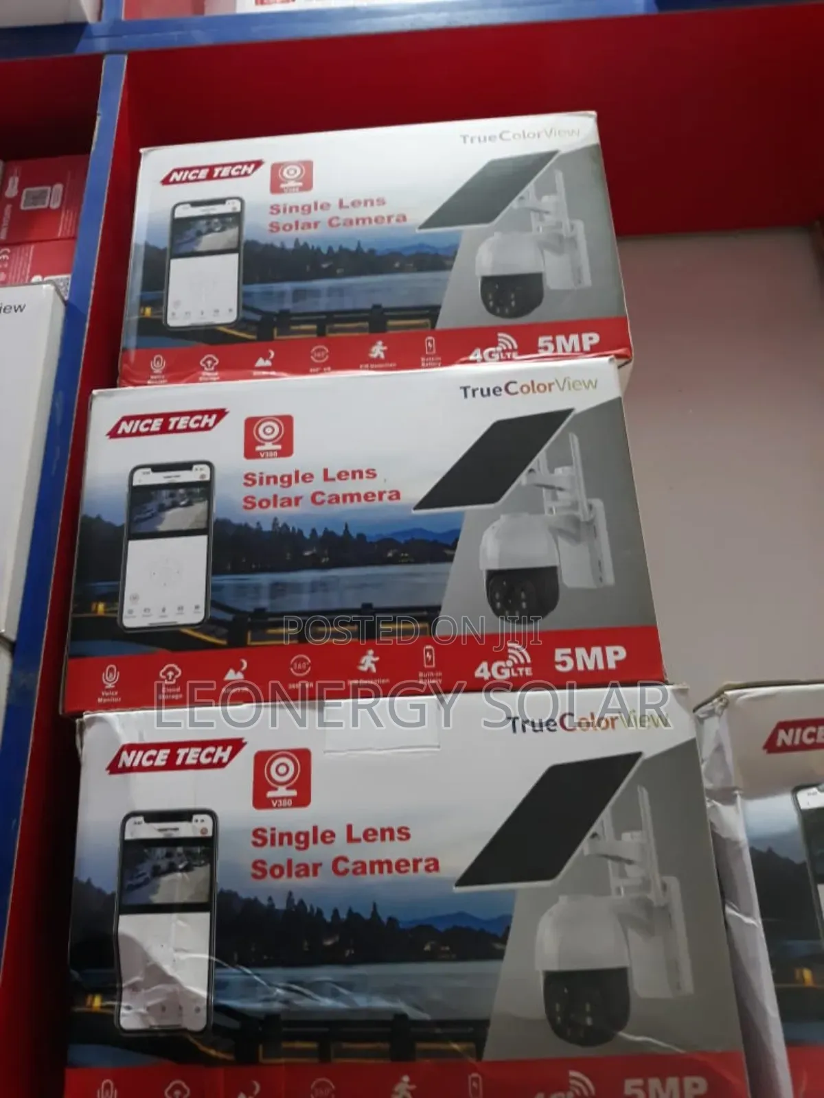 V380 Single Lens 4g Solar Camera