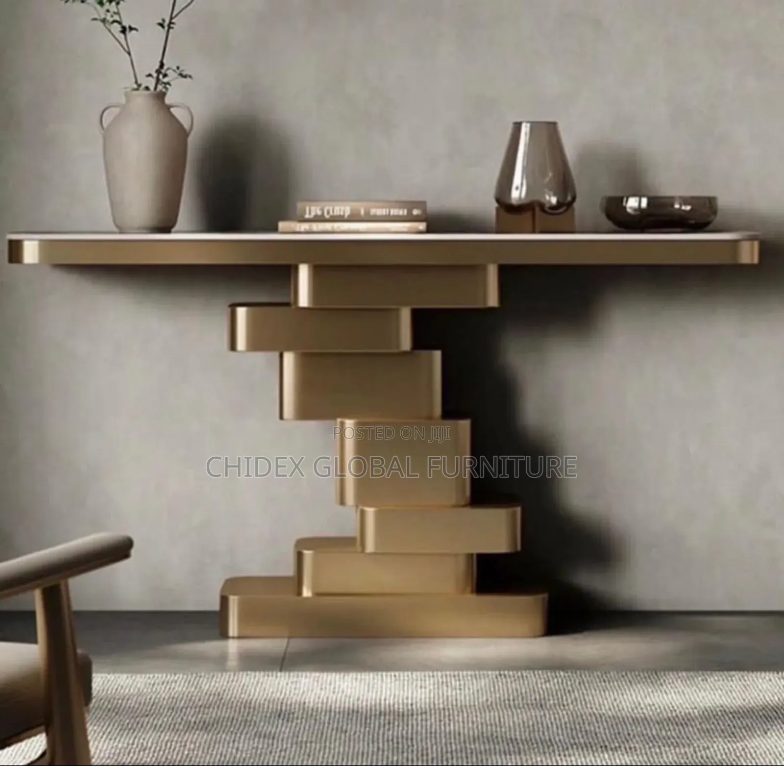 Simple Console Tables With Steel Base