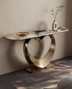Simple Console Tables With Steel Base