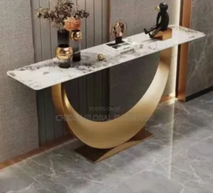 Simple Console Tables With Steel Base