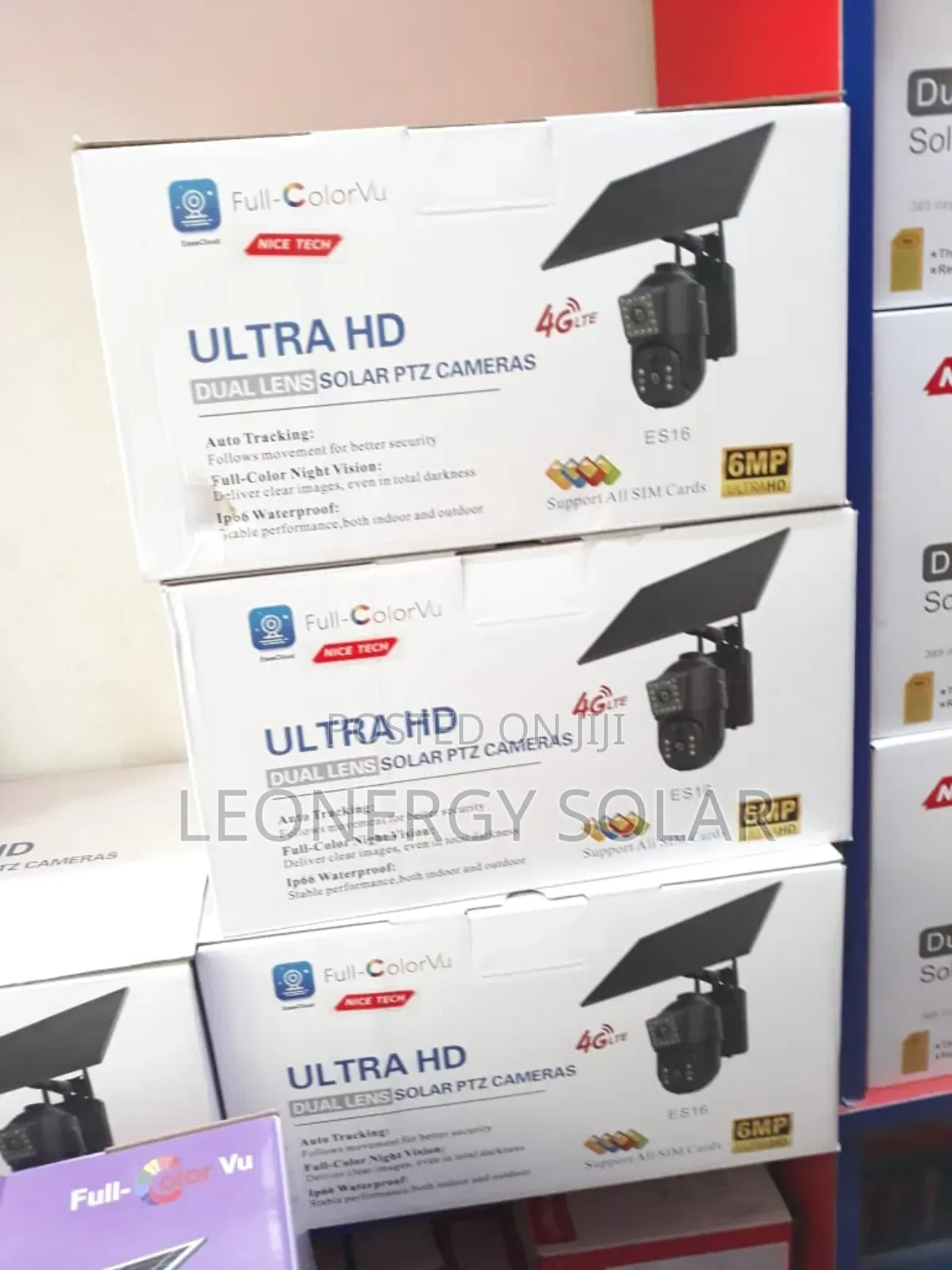4g Dual/Double Lens PTZ Solar Camera Eseecloud ( All Sim)