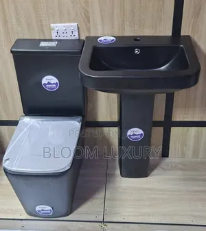 Matte Black Water Closet  Square/Round Available