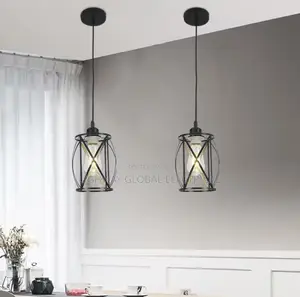 Wrought Iron Simple Dropping Pendant Light