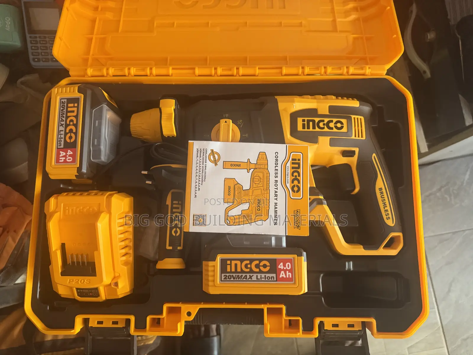 20v Cordless Rotary Hammer