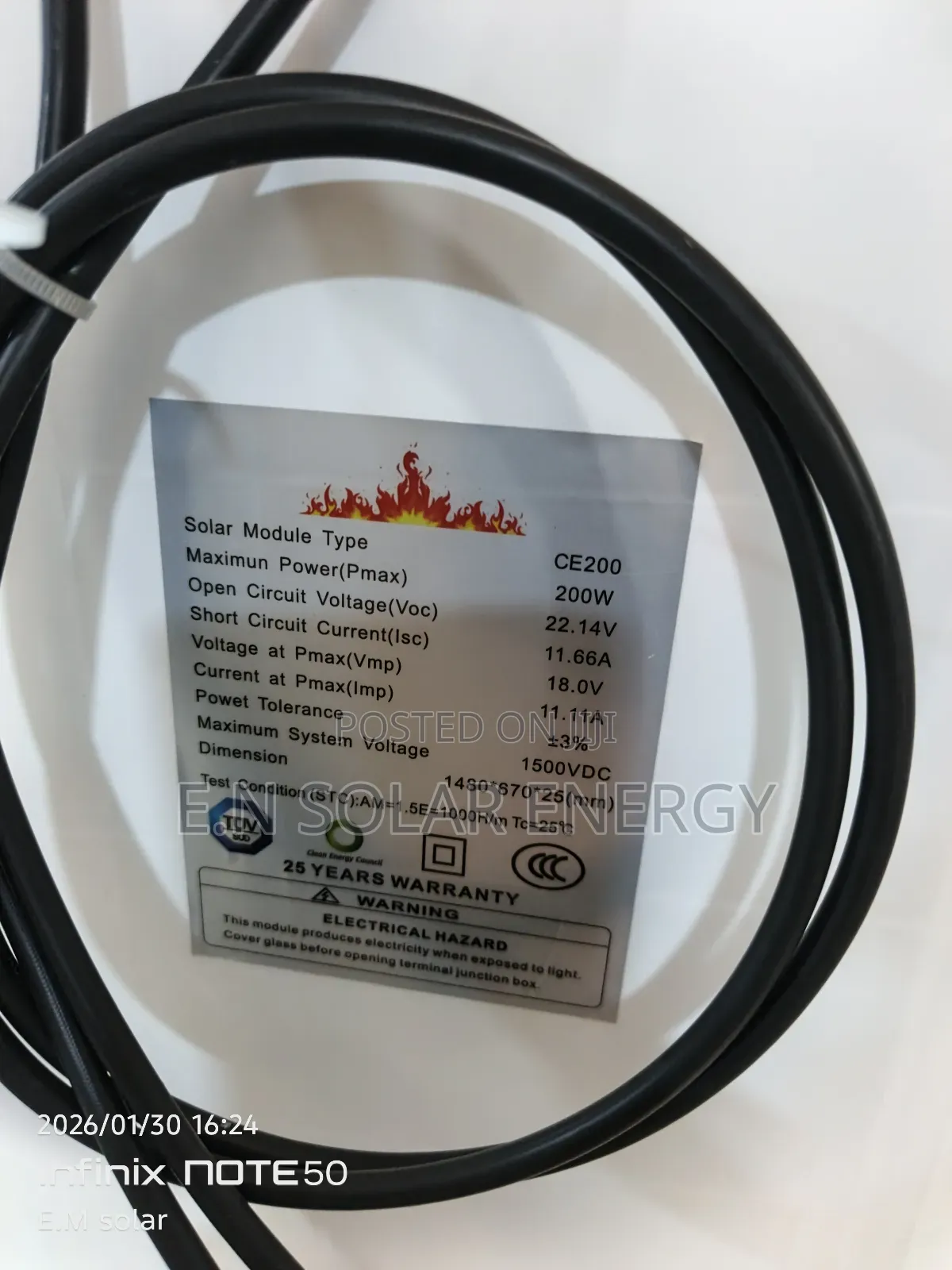 200watts Panel Available Now