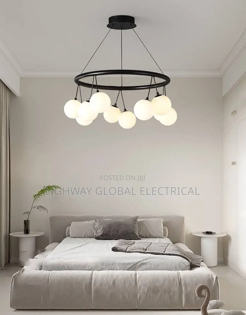 Modern Glass Led Hanging Light.