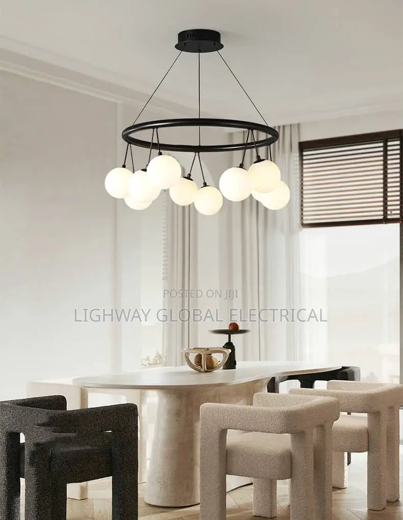Modern Glass Led Hanging Light.