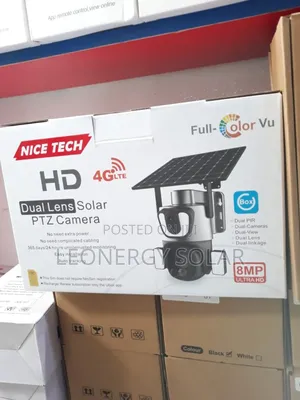 Ubox Dual Lens Solar Camera 8mp