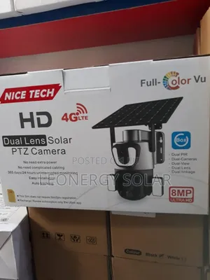 Ubox Dual Lens Solar Camera 8mp