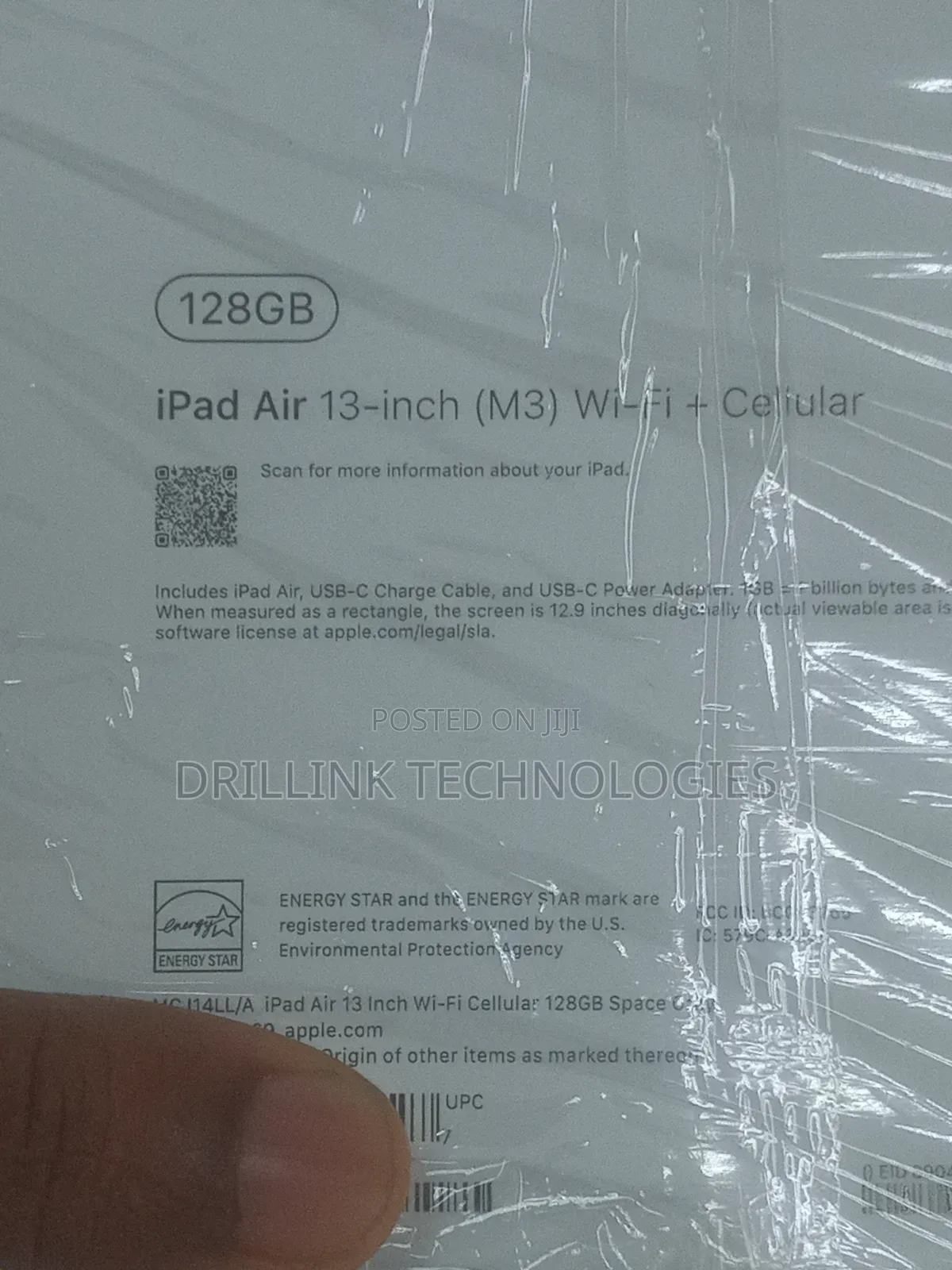 New Apple iPad Air 128 GB Silver