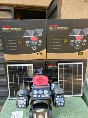 Four Lens Smart Ai 4g Solar Camera