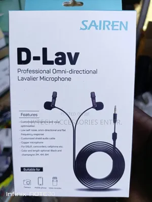 SAIREN 2-in-1 Wired Microphone