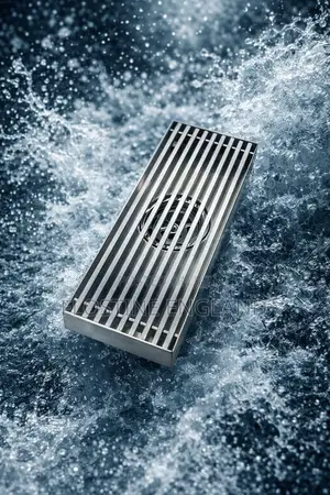 Silver Color Floor Drain