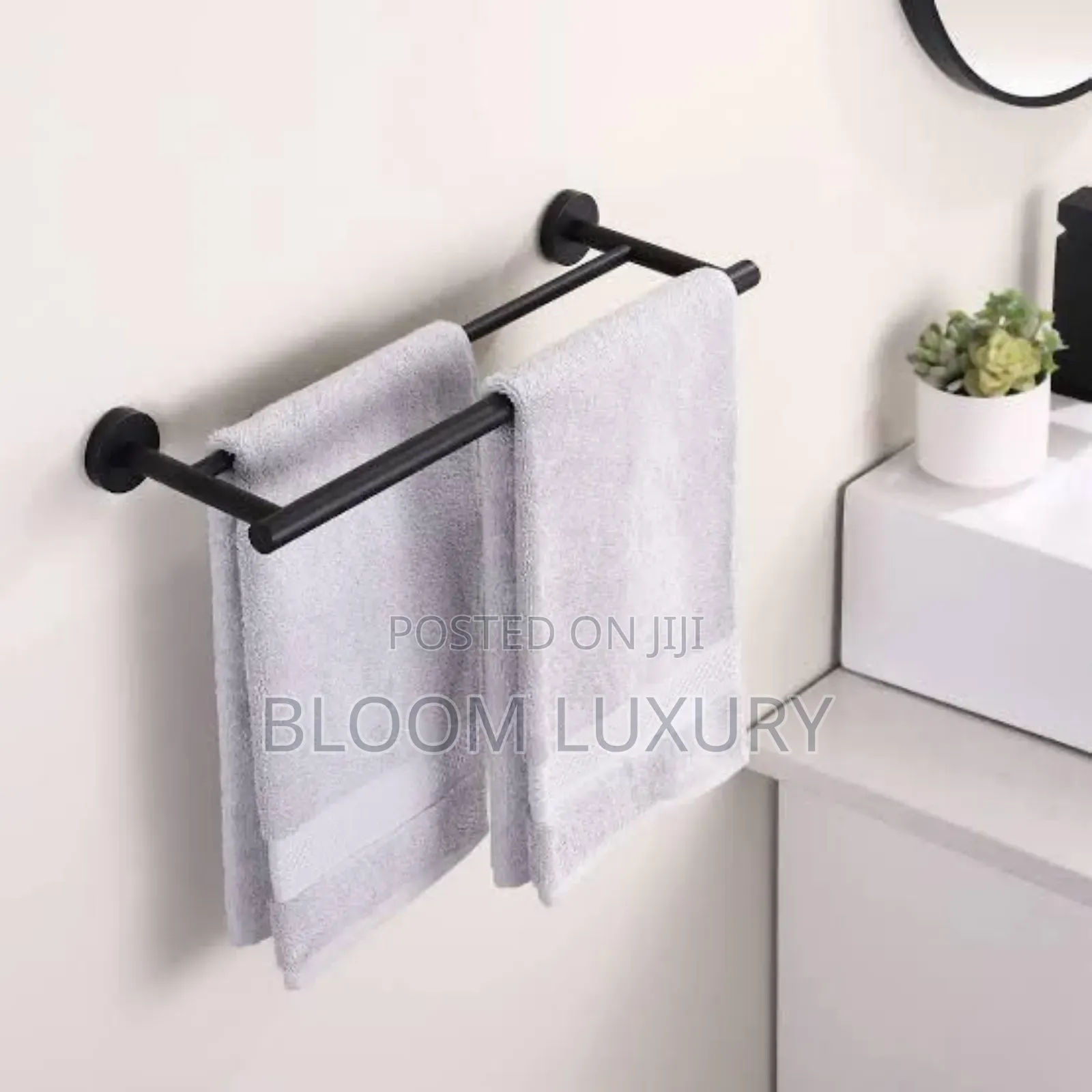Rust Free Double Towel Rail