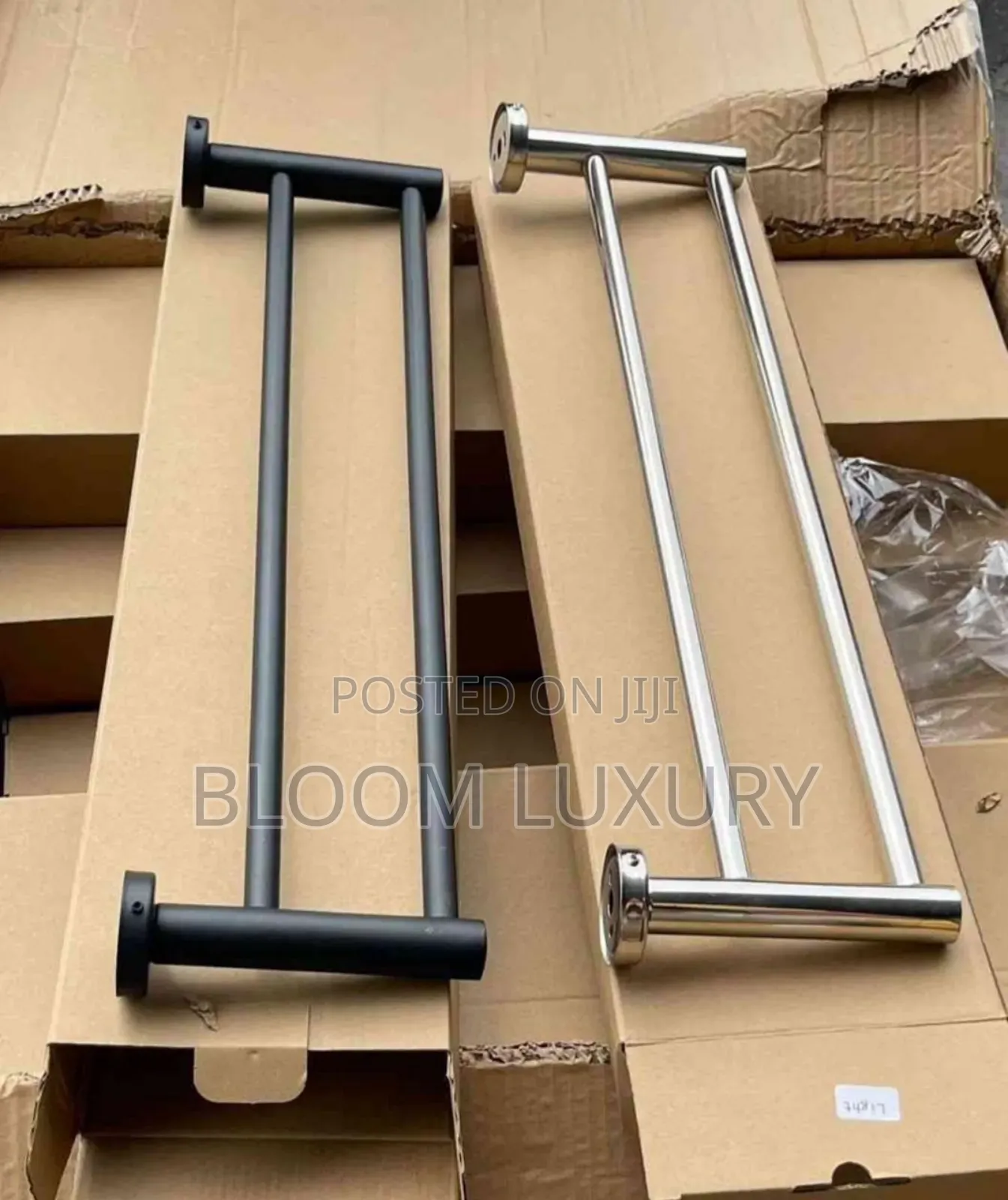 Rust Free Double Towel Rail