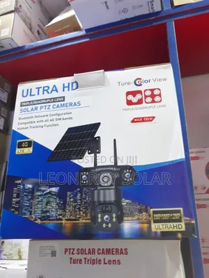 Triple Lens 4g Ultra Hd Solar Camera Eseecloud (All Sim)